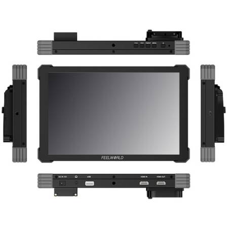 Feelworld T10 - monitor, przód i boki